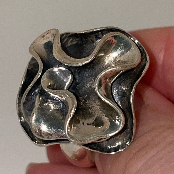 Silpada - Sterling Silver Flower in Bloom ring SIZE 9 - Picture 3 of 5